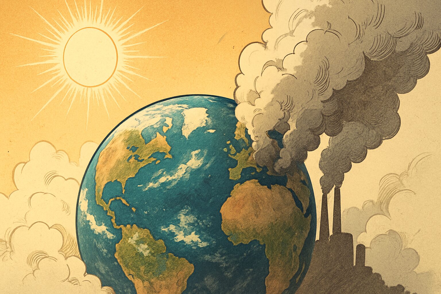 地球温暖化 人間のせいではない?