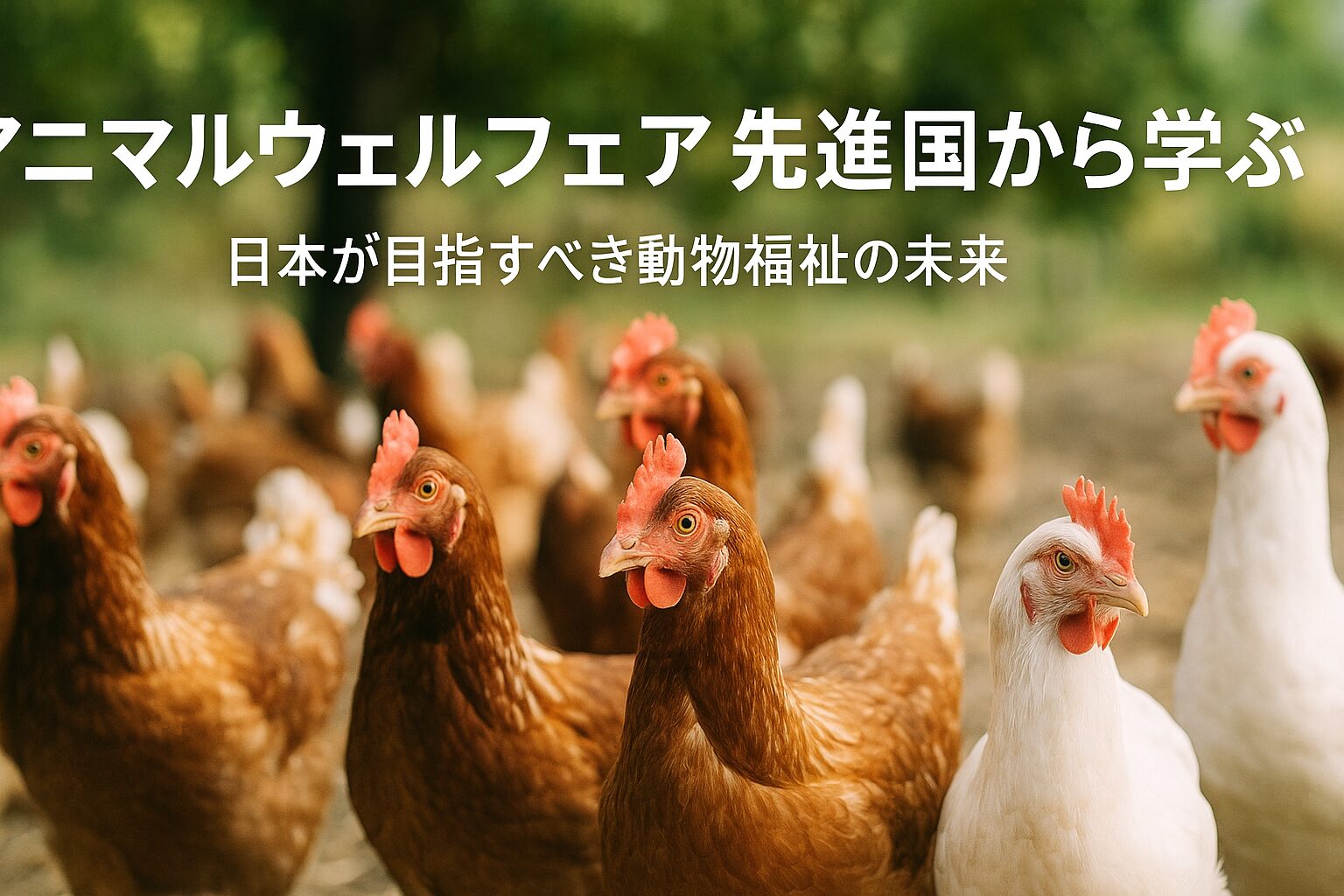 アニマルウェルフェア 先進国