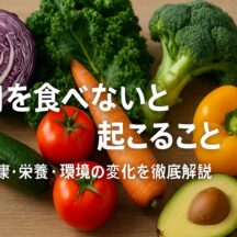 肉を食べないと起こること - 体への影響と地球環境への貢献を徹底解説