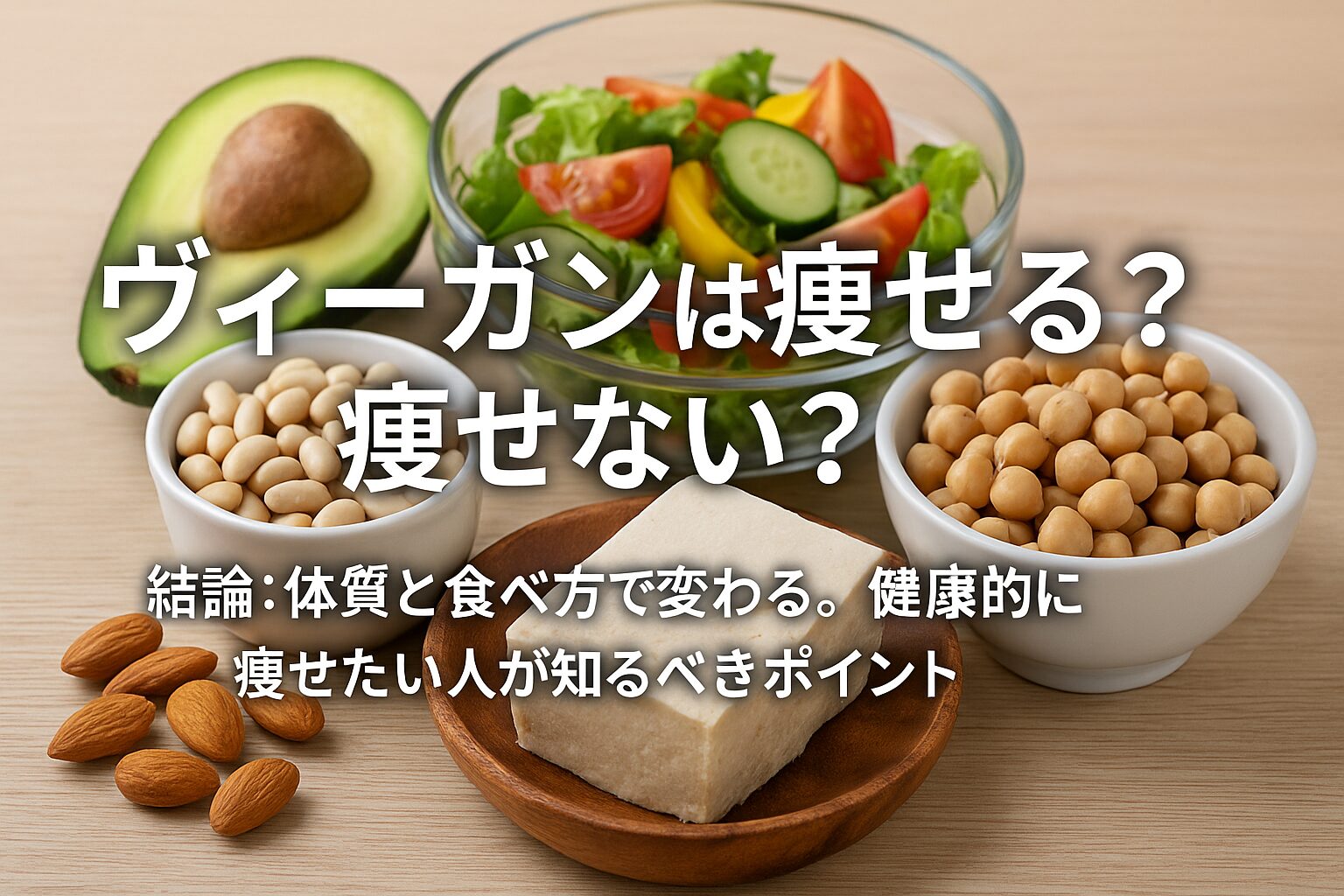 ヴィーガン　痩せる　痩せない