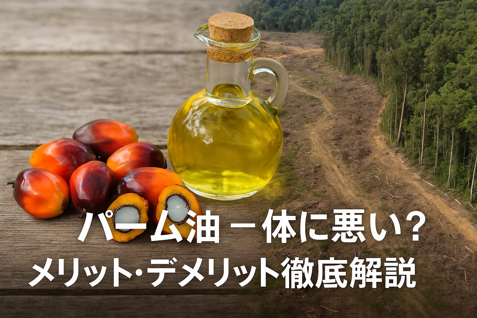 パーム油 体に悪い　メリット デメリット