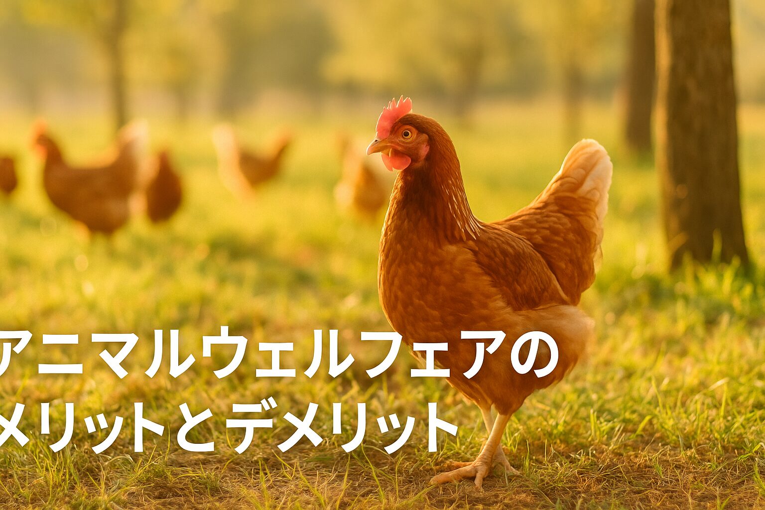 アニマルウェルフェア メリット デメリット