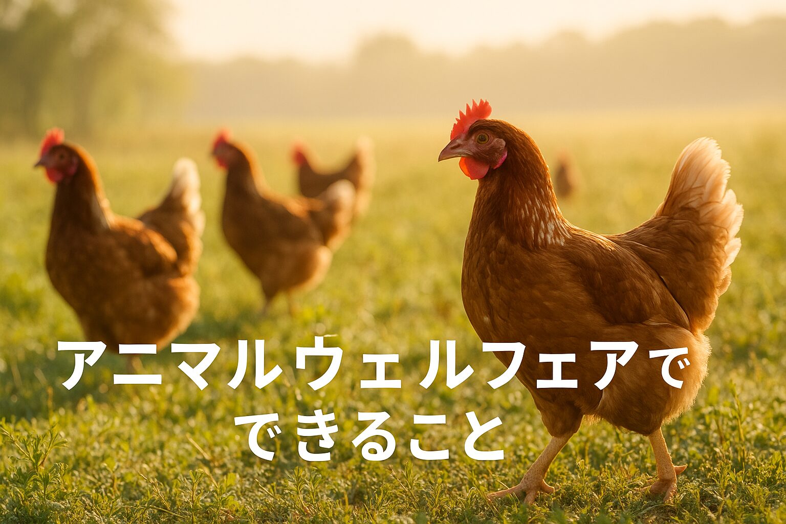 アニマルウェルフェア できること