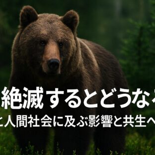 熊が絶滅するとどうなる?生態系への影響と共生の道を考える