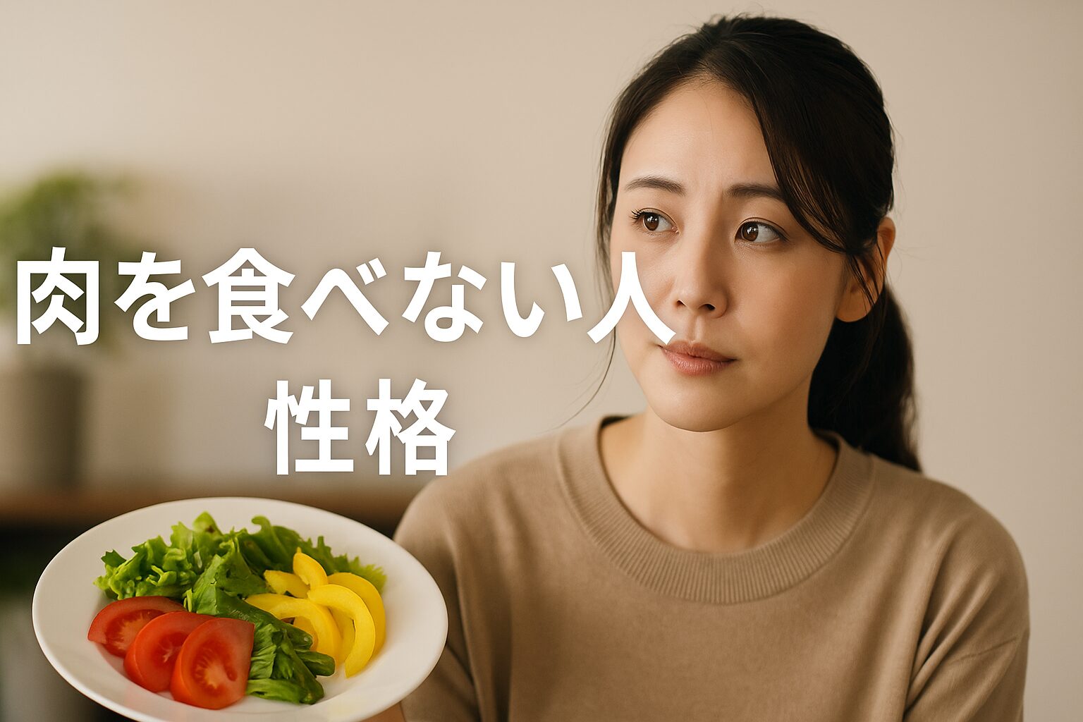 肉を食べない人 性格