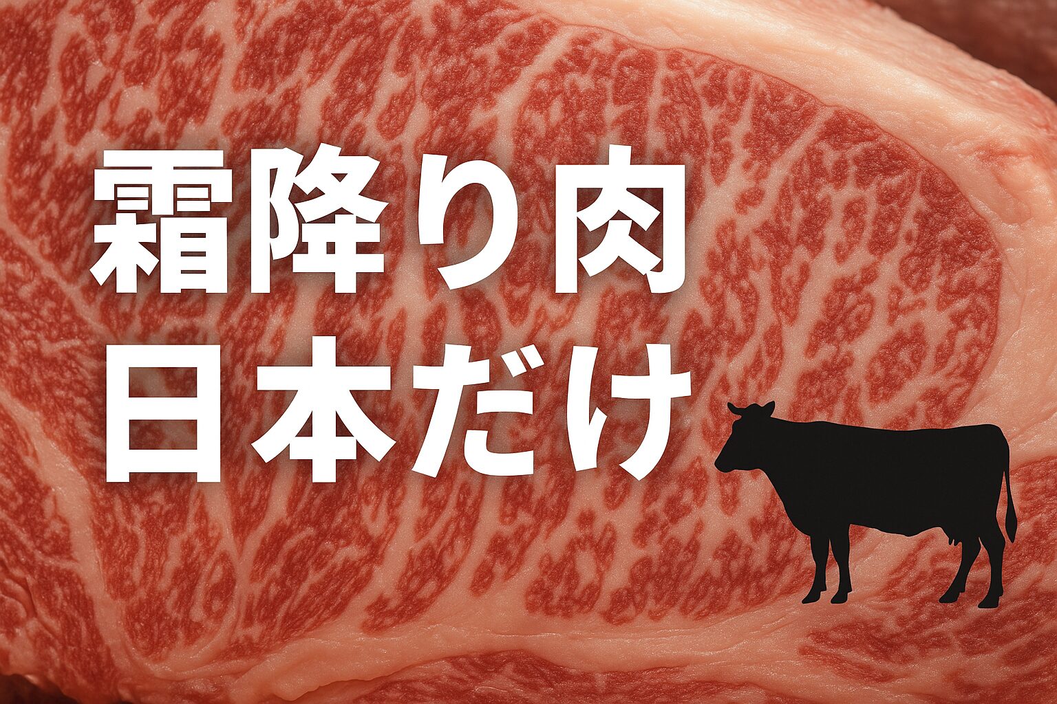 霜降り肉 日本だけ