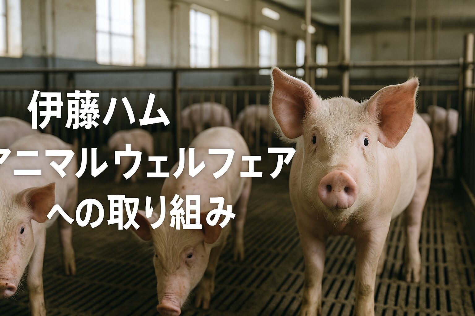 伊藤ハム アニマルウェルフェア
