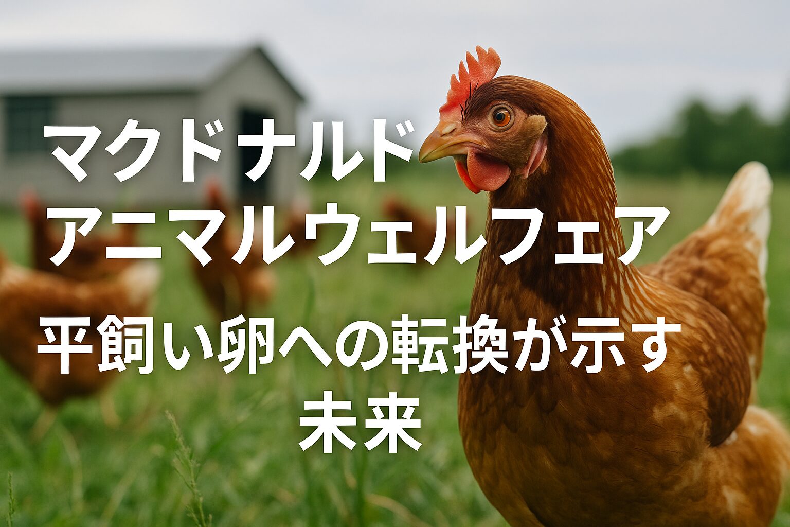 マクドナルド アニマルウェルフェア