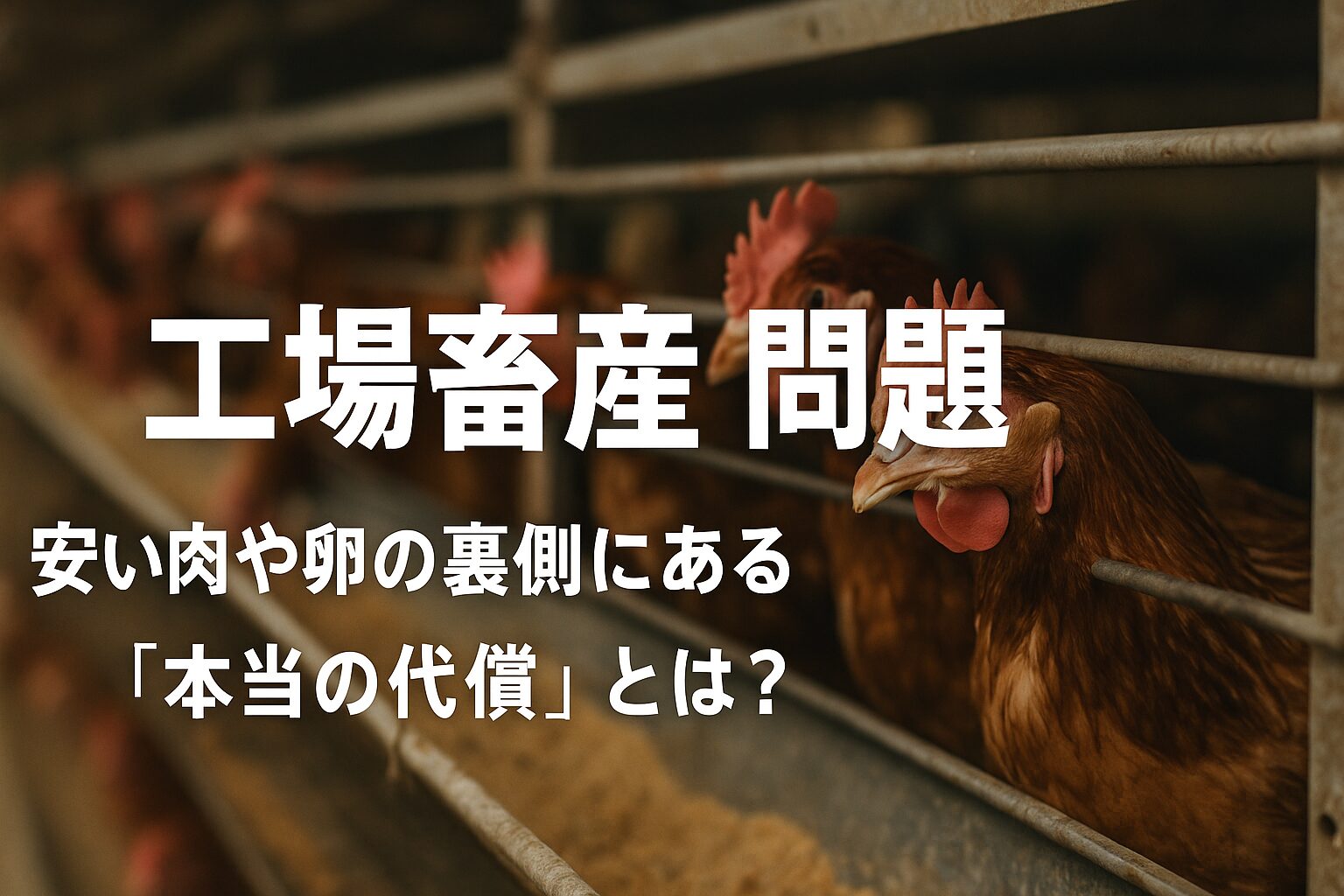 工場畜産 問題