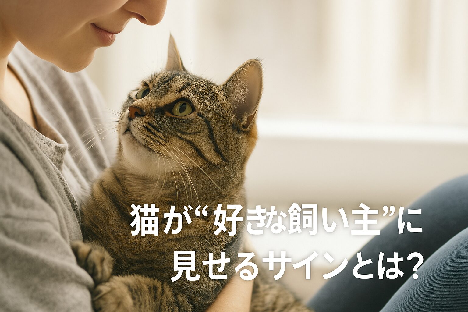 猫 飼い主 好き サイン