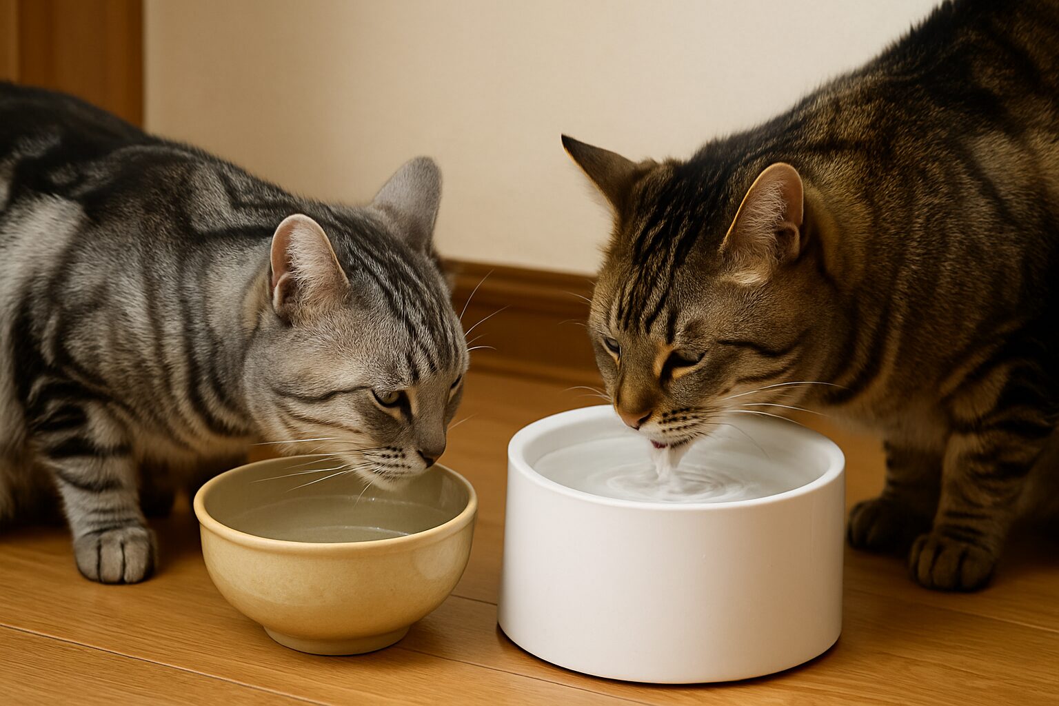 猫 給水器 やめた　デメリット