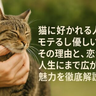猫に好かれる人はモテる？優しさと魅力の深い関係