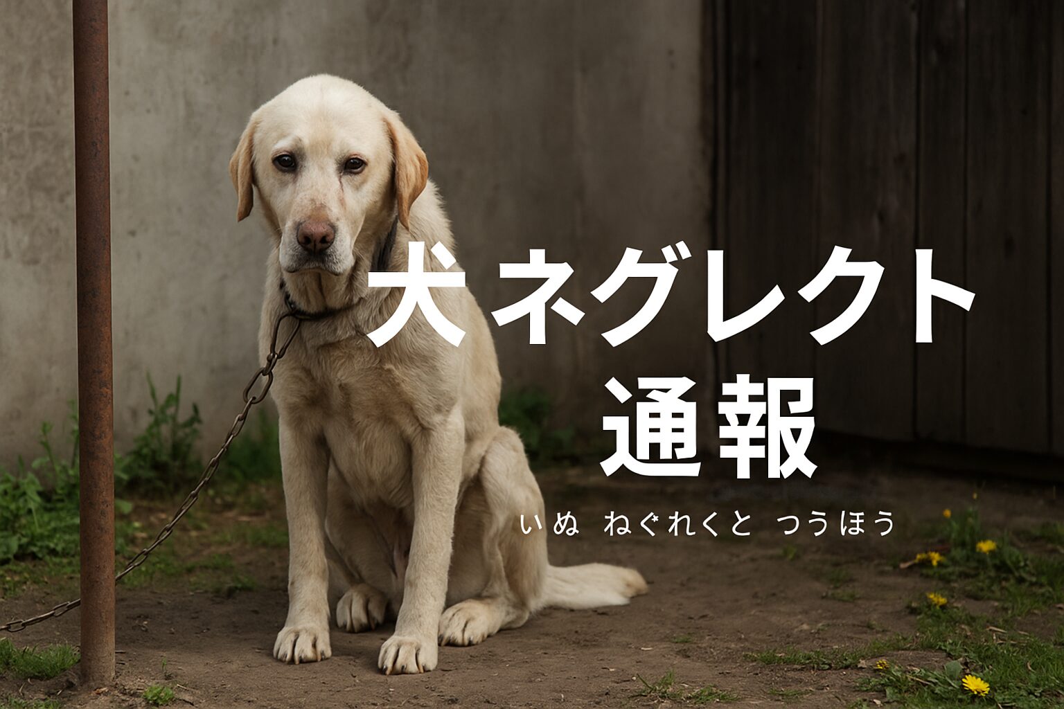 犬 ネグレクト 通報