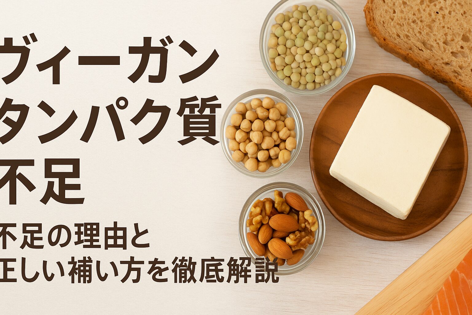 ヴィーガン タンパク質　不足