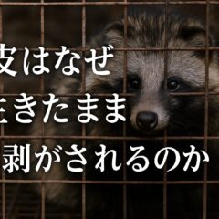毛皮産業の真実:なぜ生きたまま剥がされるのか