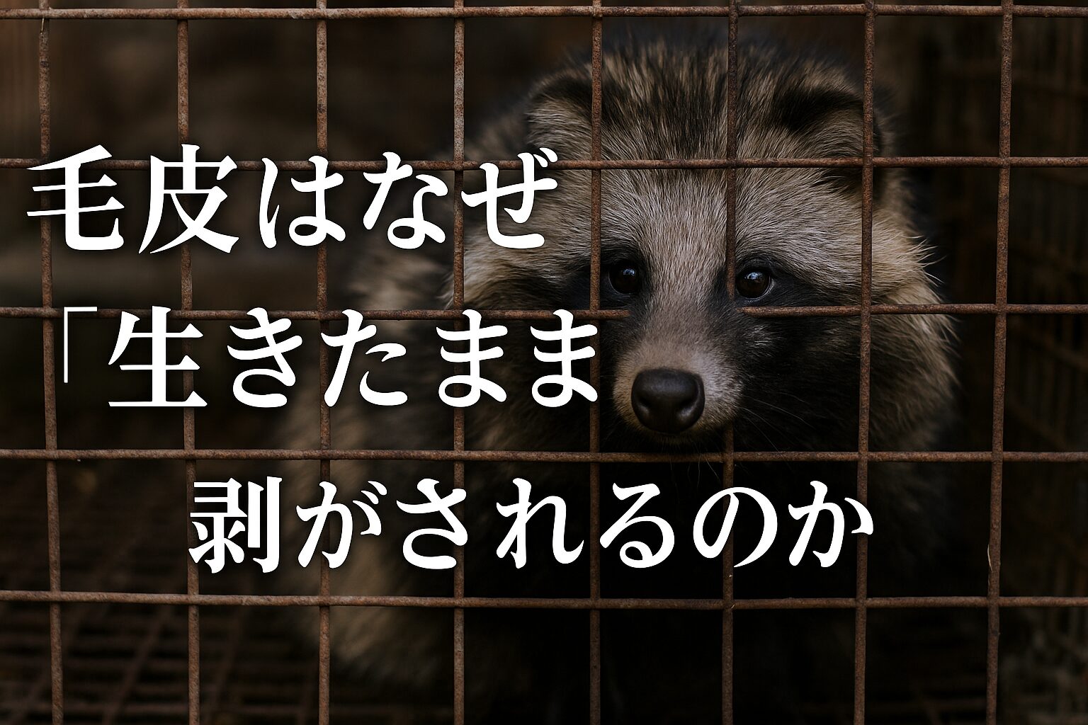 毛皮 なぜ 生きたまま