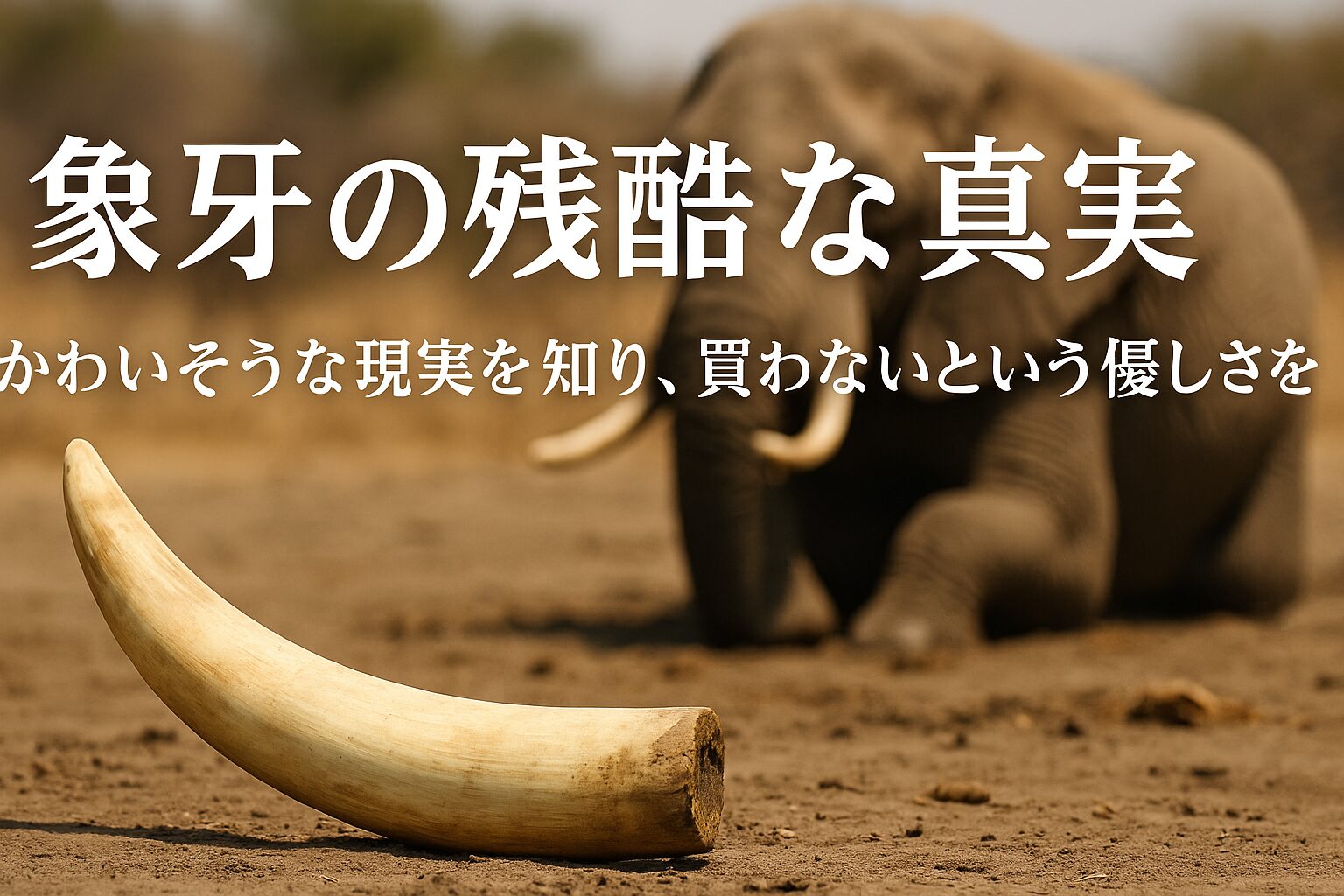 象牙 残酷 かわいそう