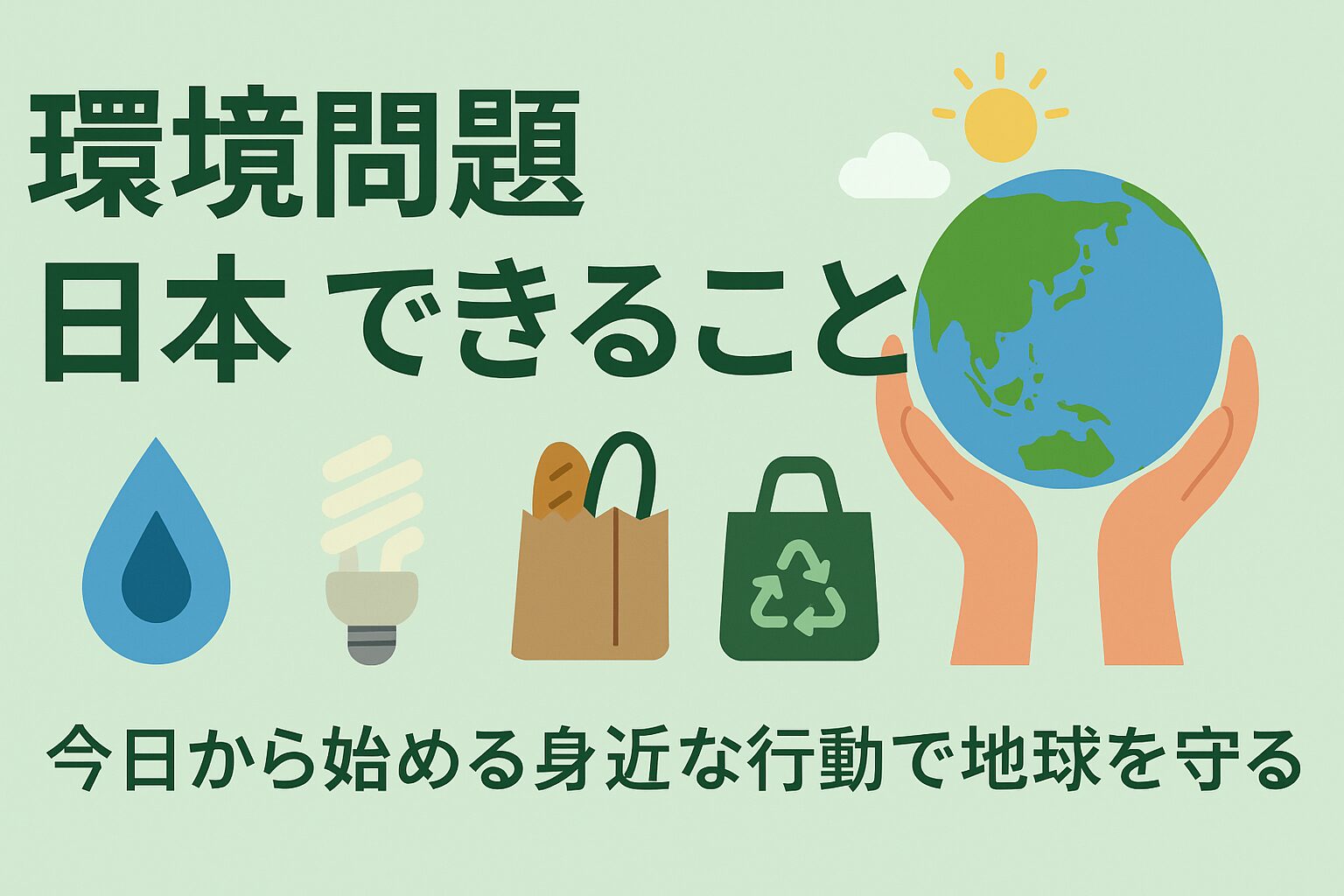 環境問題　日本　できること