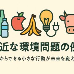 身近な環境問題と今日から始められる取り組み｜無理なく続けられるエコライフのヒント