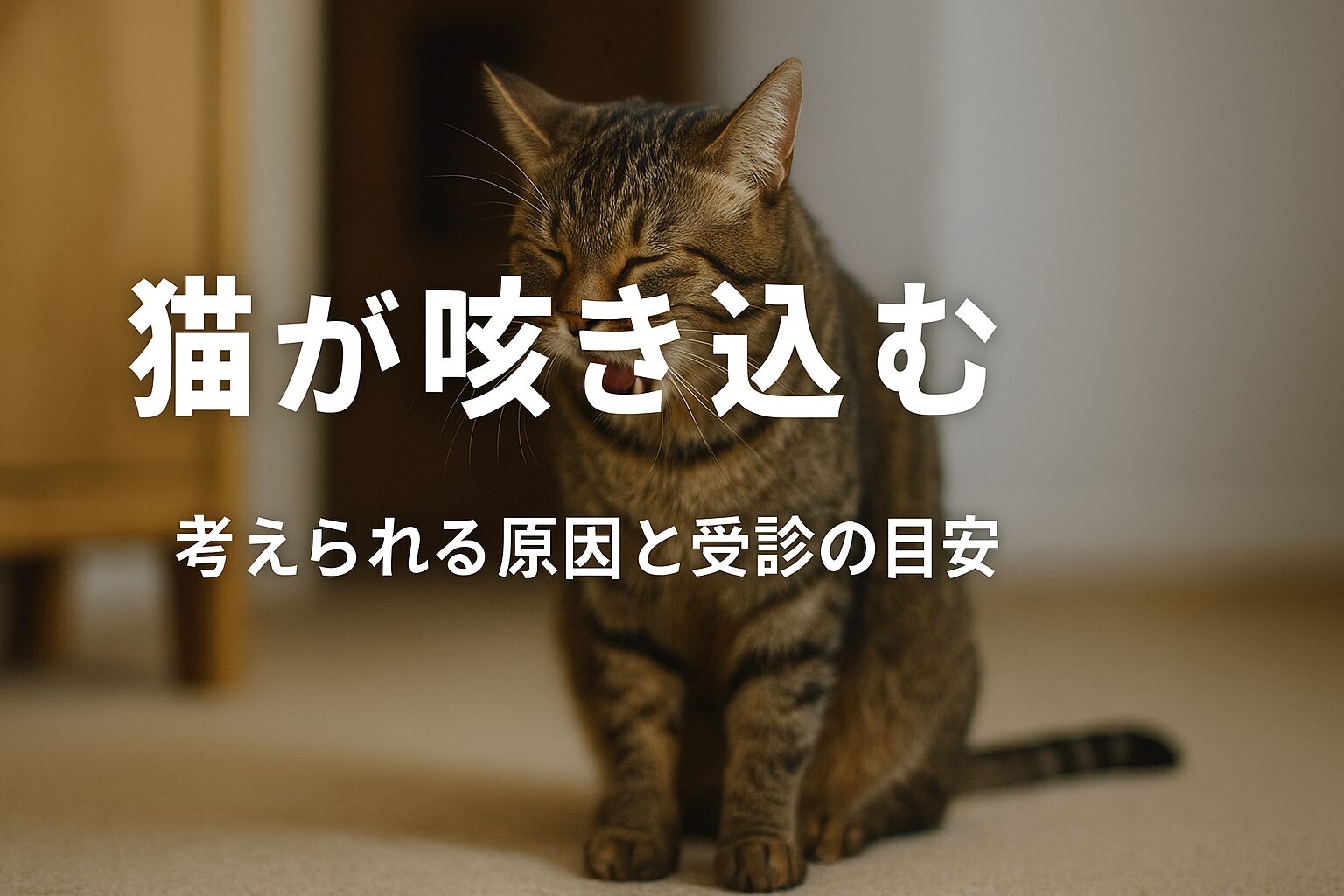 猫 咳き込む 吐かない 元気