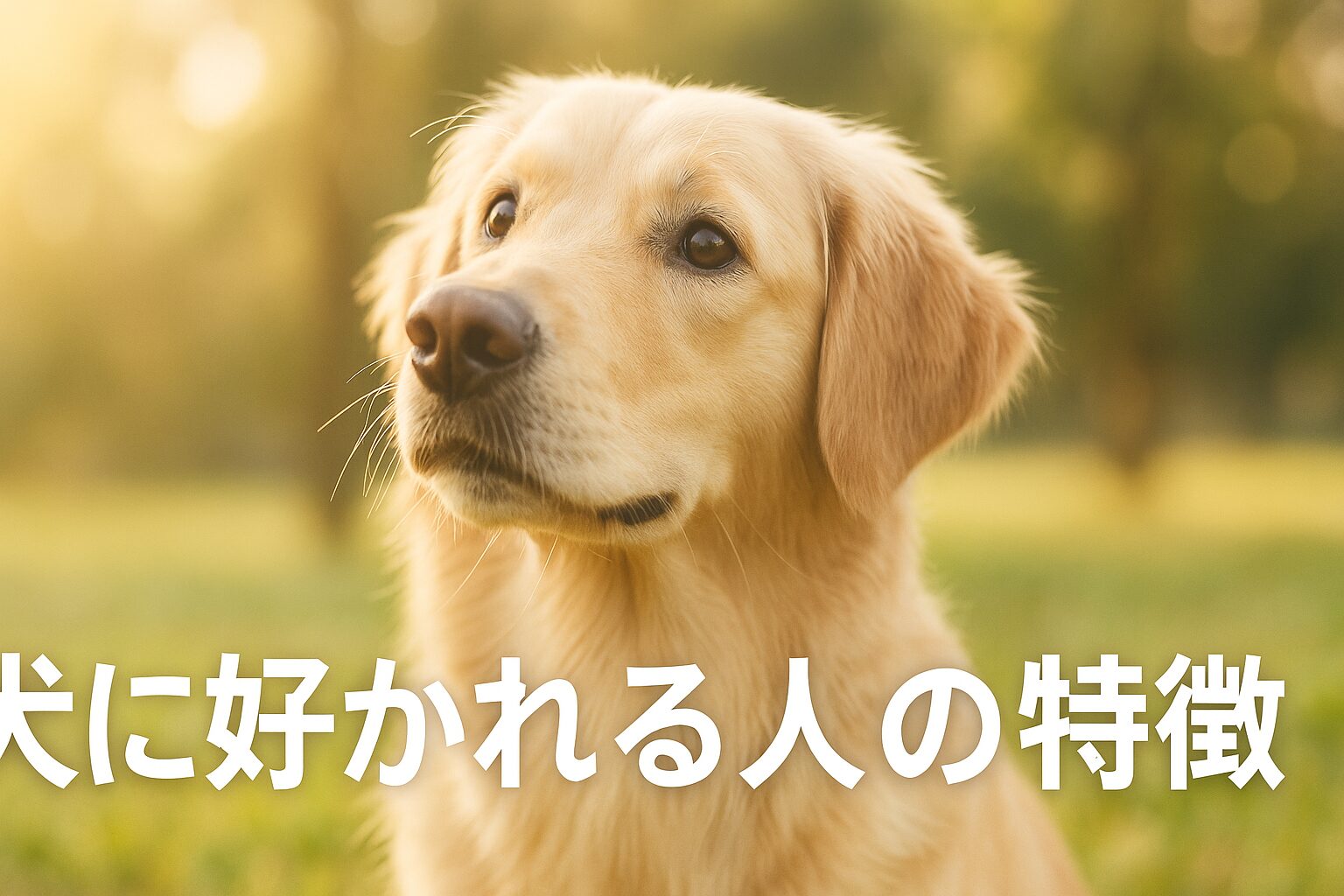 犬に好かれる人 特徴　スピリチュアル