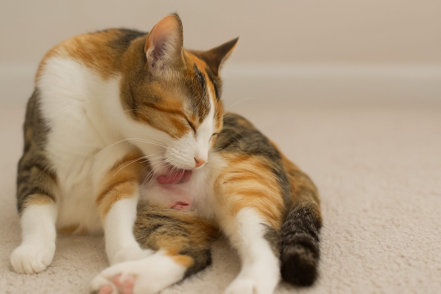 猫 毛づくろい しすぎ 病気