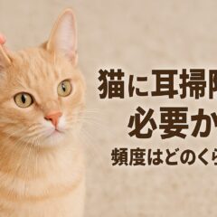 猫の耳掃除は必要？適切な頻度とやり方を獣医師監修で徹底解説