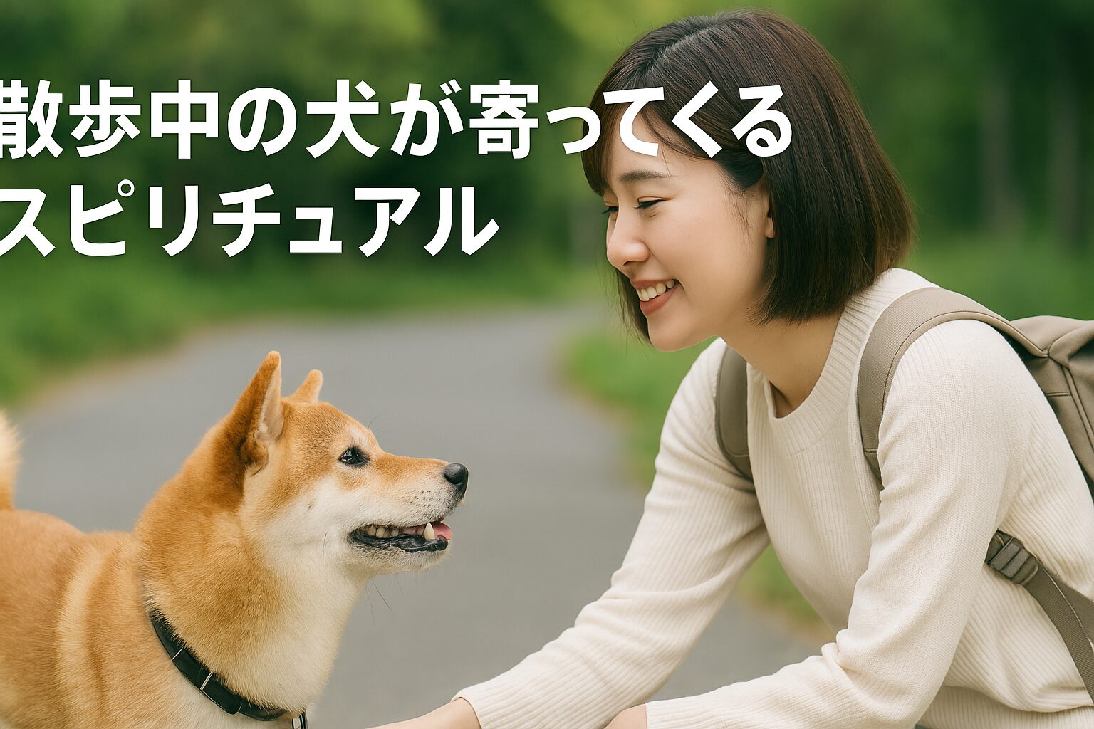 散歩中の犬が寄ってくるスピリチュアル