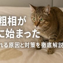 猫が急に粗相するようになった原因と対策完全ガイド