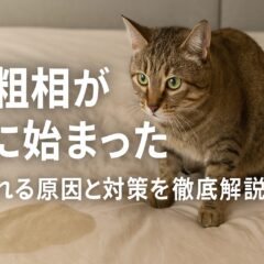 猫が急に粗相するようになった原因と対策完全ガイド