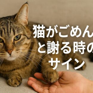 猫がごめんねと謝る時のサイン、仕草｜愛猫の気持ちを理解して信頼関係を深めよう