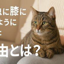 猫が急に膝に乗るようになった！その理由と飼い主が知るべきこと