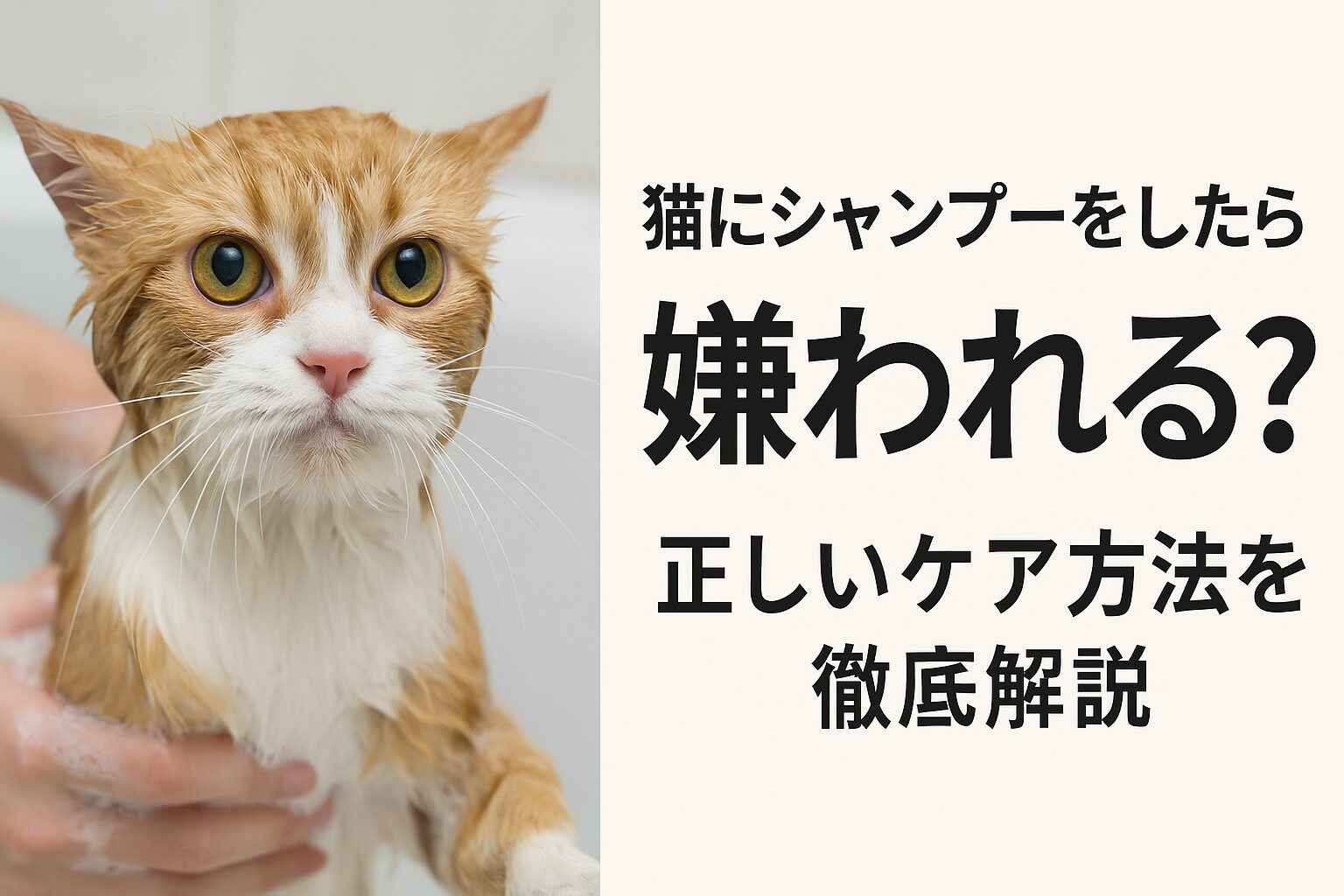 猫 シャンプー 嫌われる