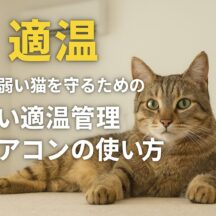猫にとって快適な夏の適温とは？エアコン管理の完全ガイド