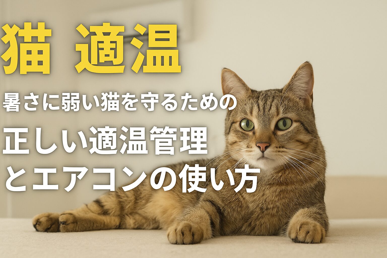 猫 適温 夏