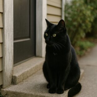 野良猫が家から離れない理由と優しい対応方法──ある黒猫が教えてくれたこと