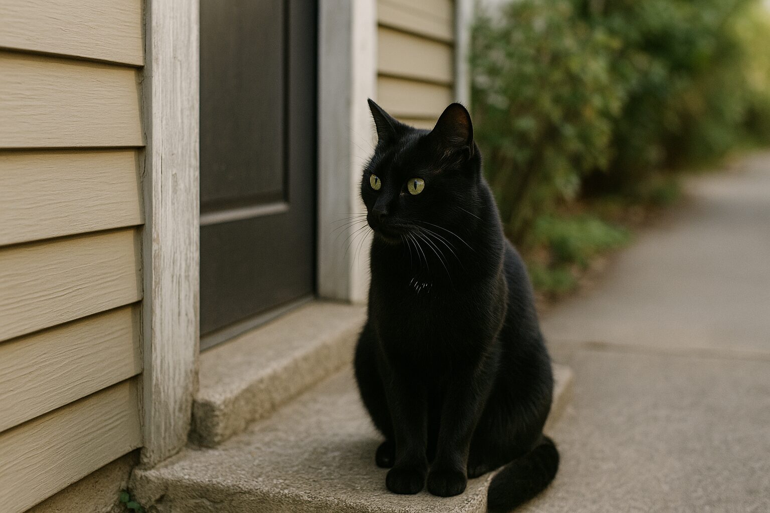 野良猫が家から離れない