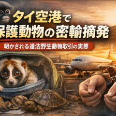 タイ空港で保護動物の密輸摘発｜違法野生動物取引の実態と私たちにできること