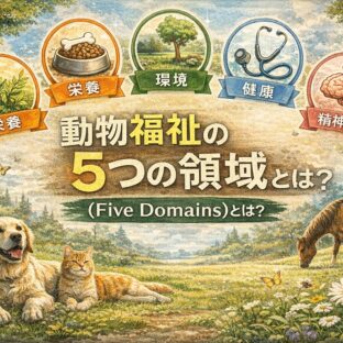 【獣医師・専門家も注目】動物福祉の5つの領域（Five Domains）とは？  5つの自由との違い・世界と日本の現状を猫の視点で徹底解説