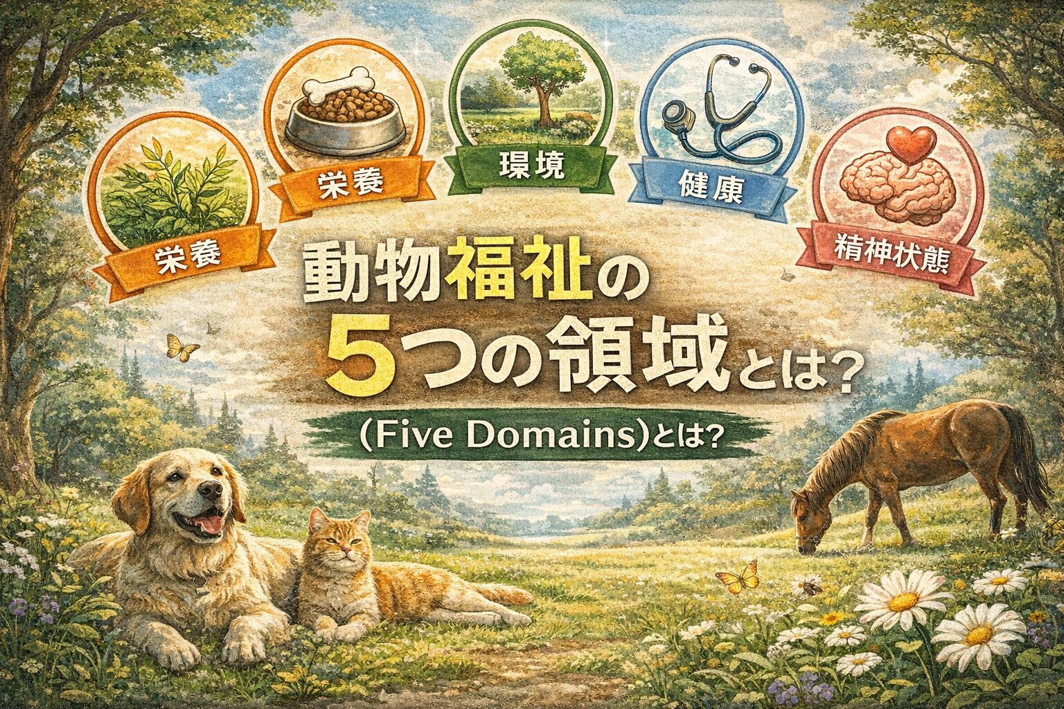 動物福祉の5つの領域（Five Domains）