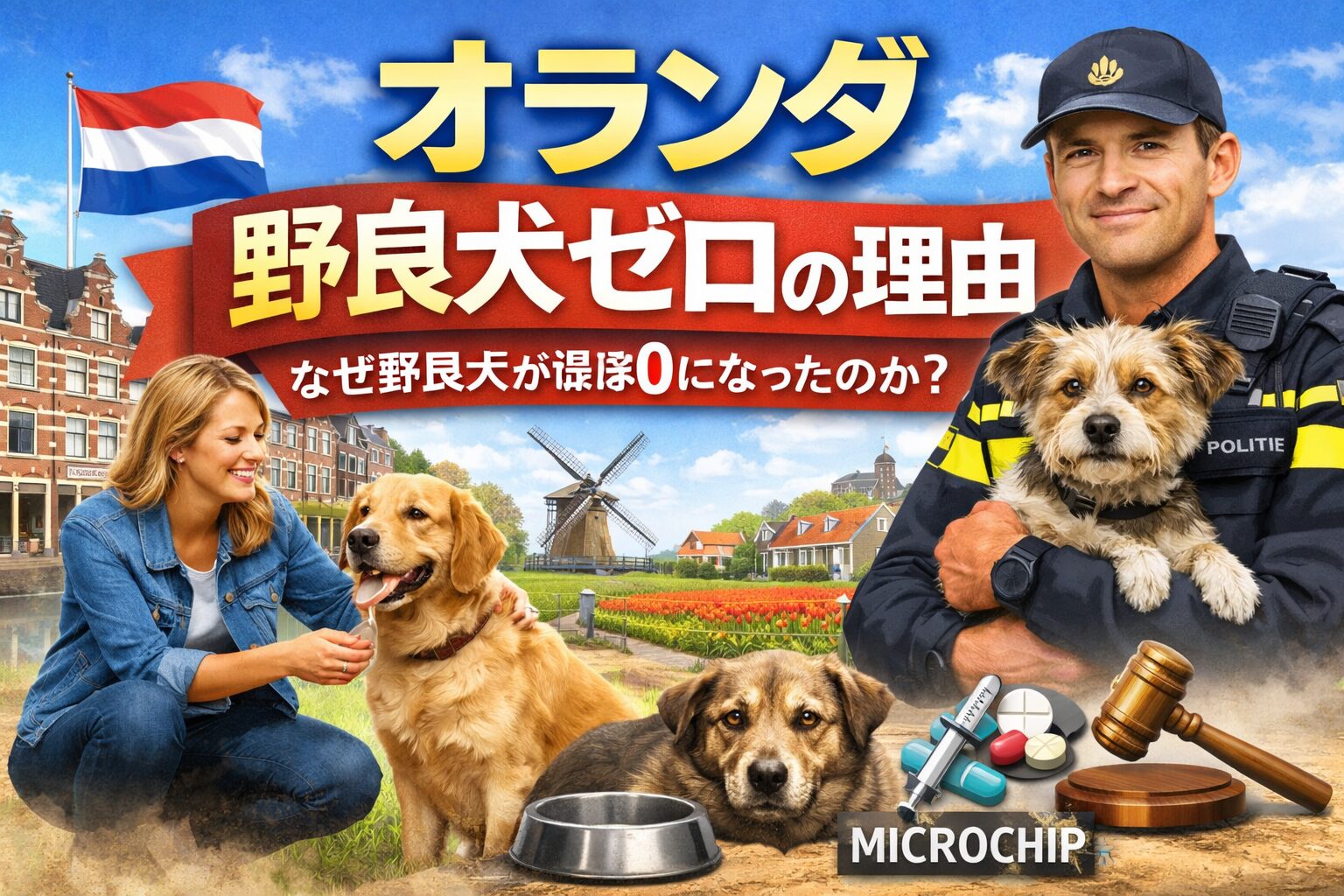 オランダ 野良犬ゼロ