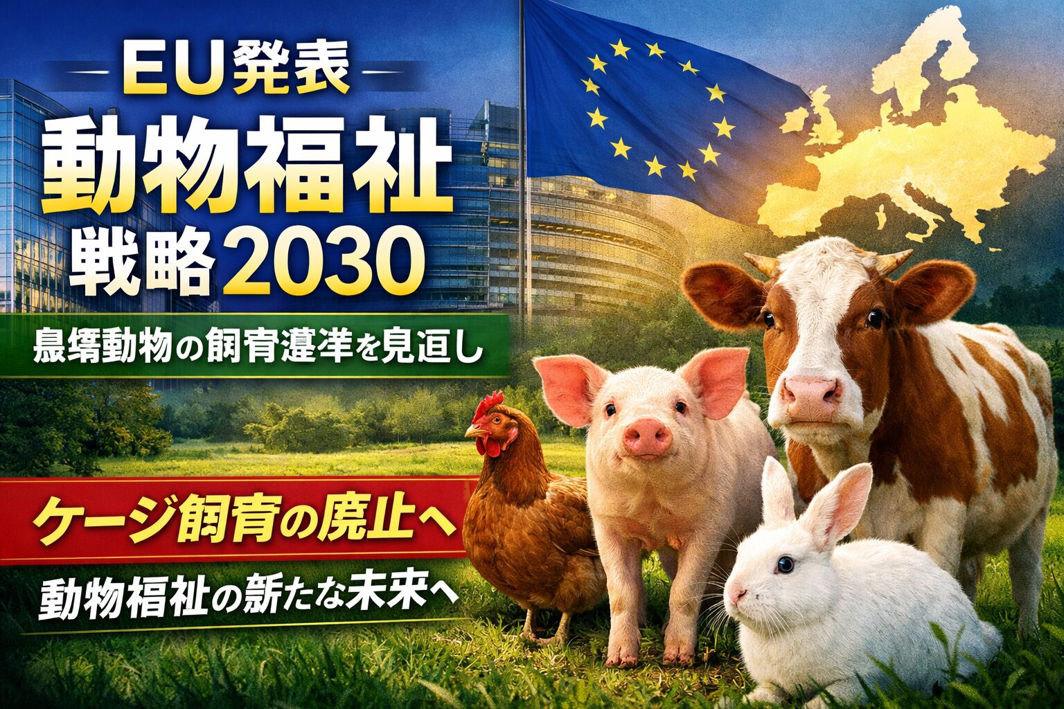 EU「動物福祉戦略2030」