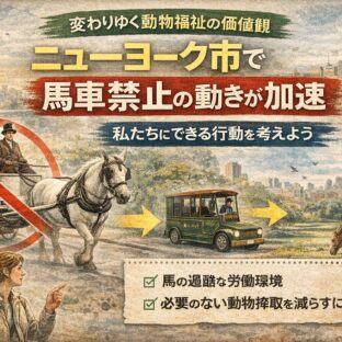 ニューヨーク市「観光馬車禁止」が加速｜動物福祉の世界的潮流と私たちにできること