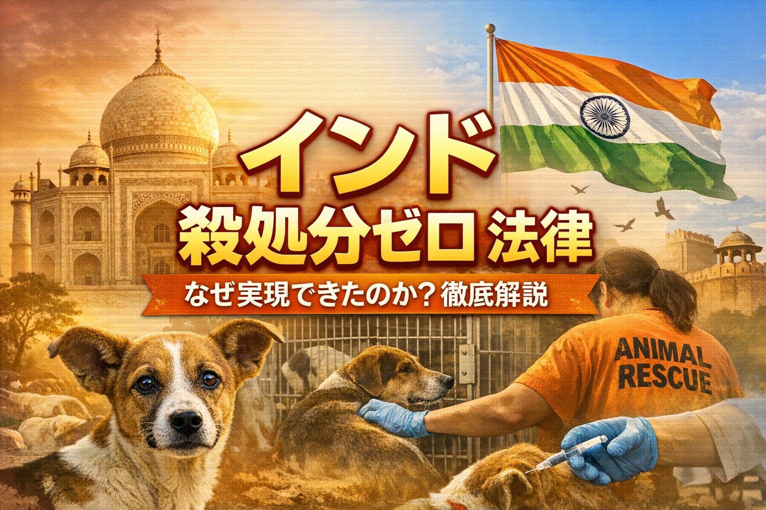 インドの「殺処分ゼロ」法律