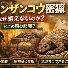 センザンコウの密猟はなぜ絶えないのか？世界で最も密猟される動物の真実