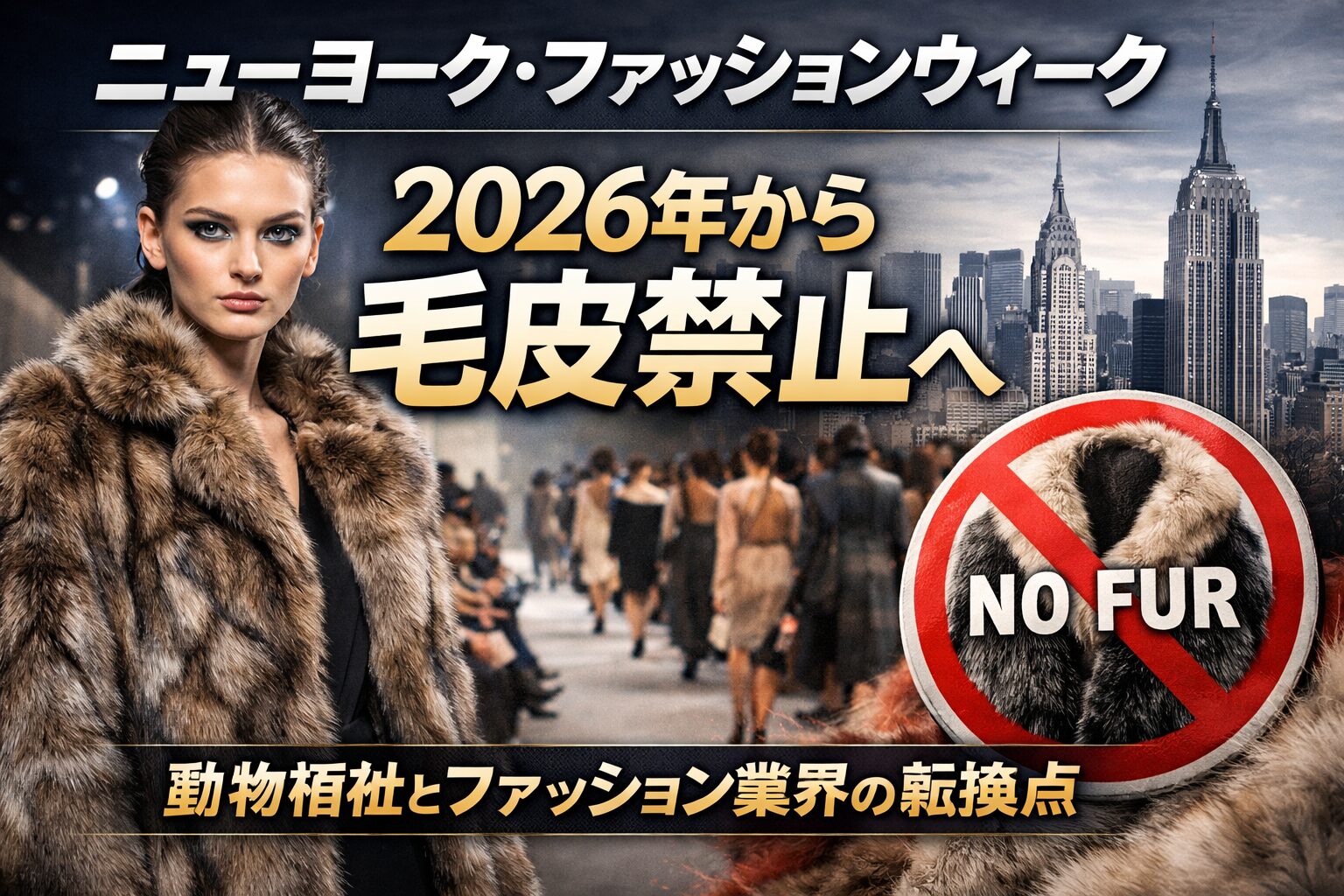 ニューヨーク・ファッションウィーク 毛皮禁止