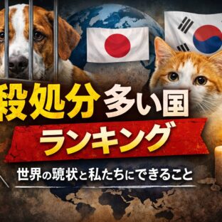 殺処分が多い国ランキング【2024年最新】日本の現状と世界との比較を徹底解説