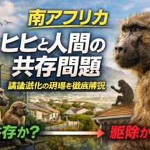 ヒヒと人間の共存問題：南アフリカ・ケープタウンに見る野生動物との共生のリアル
