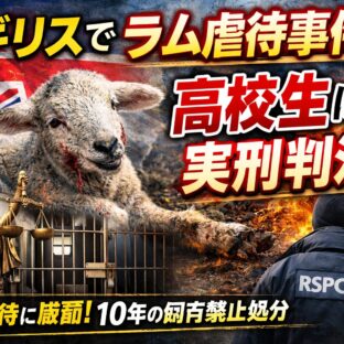 イギリス・羊虐待事件で農業学生に実刑判決｜動物虐待に厳しく向き合う社会の転換点
