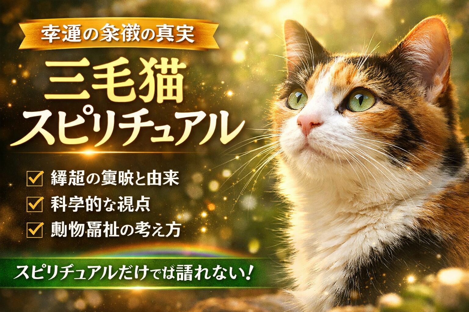 三毛猫のスピリチュアルな意味
